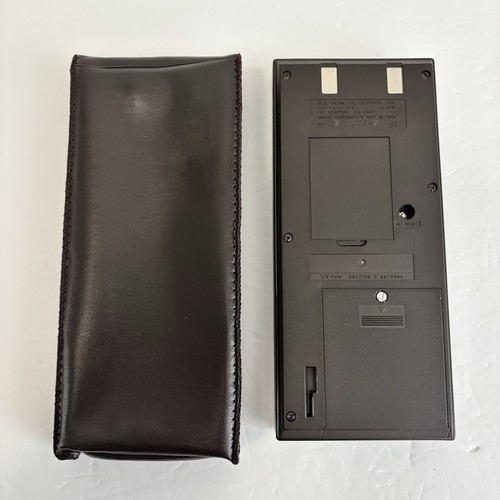 Sharp PC-1500 Pocket Computer with Case Memory Module and Batteries Tested - Afbeelding 5 van 12