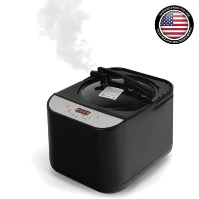 Sleek 4L Steam Generator with Safety Features & Remote Control for Relaxation