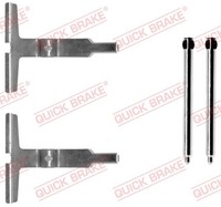 1X Quick Brake 109-1661 ZubehöRsatz Scheibenbremsbelag FüR Mercedes-Benz