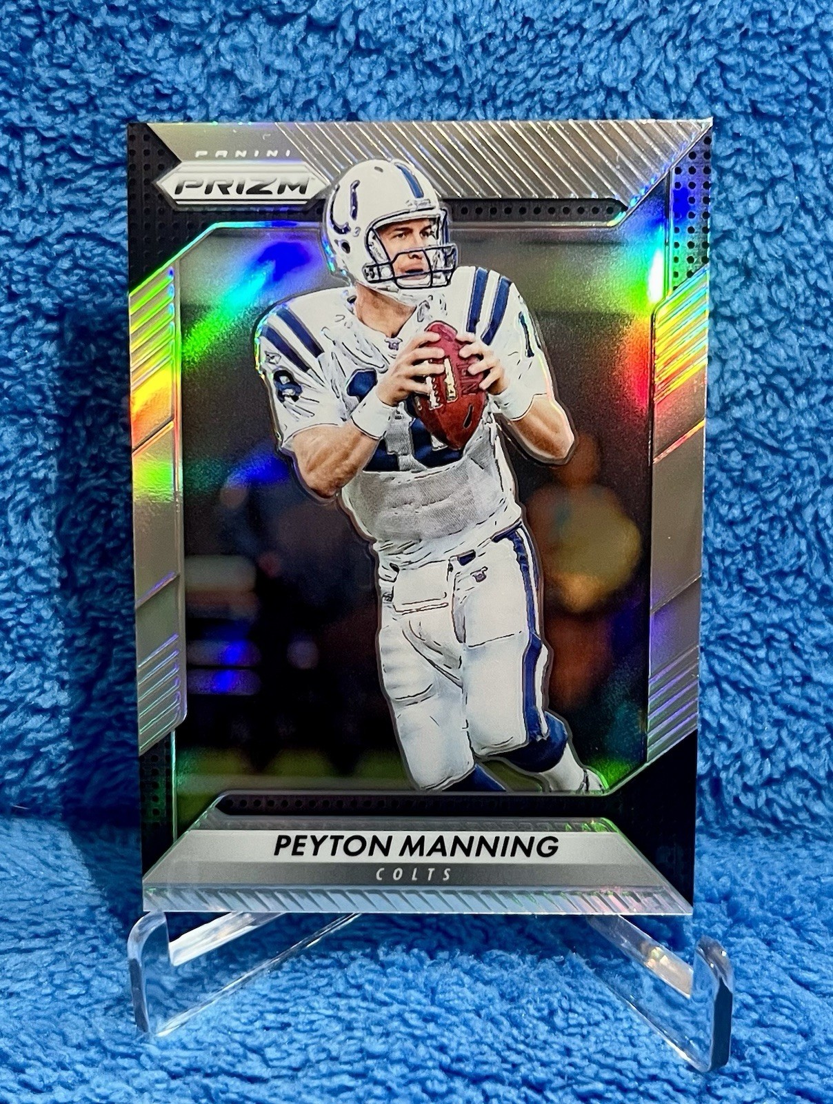 2016 Panini Prizm Peyton Manning Silver #125 Indianapolis Colts
