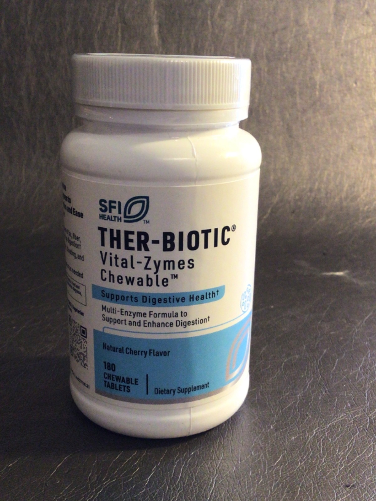 SFI Ther-Biotic Vital-Zymes 180 Chewable Digest Enzyme 3/26