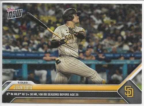 2023 Topps Now 865 Juan Soto