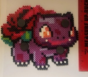 Handmade Pokemon perler bead magnet