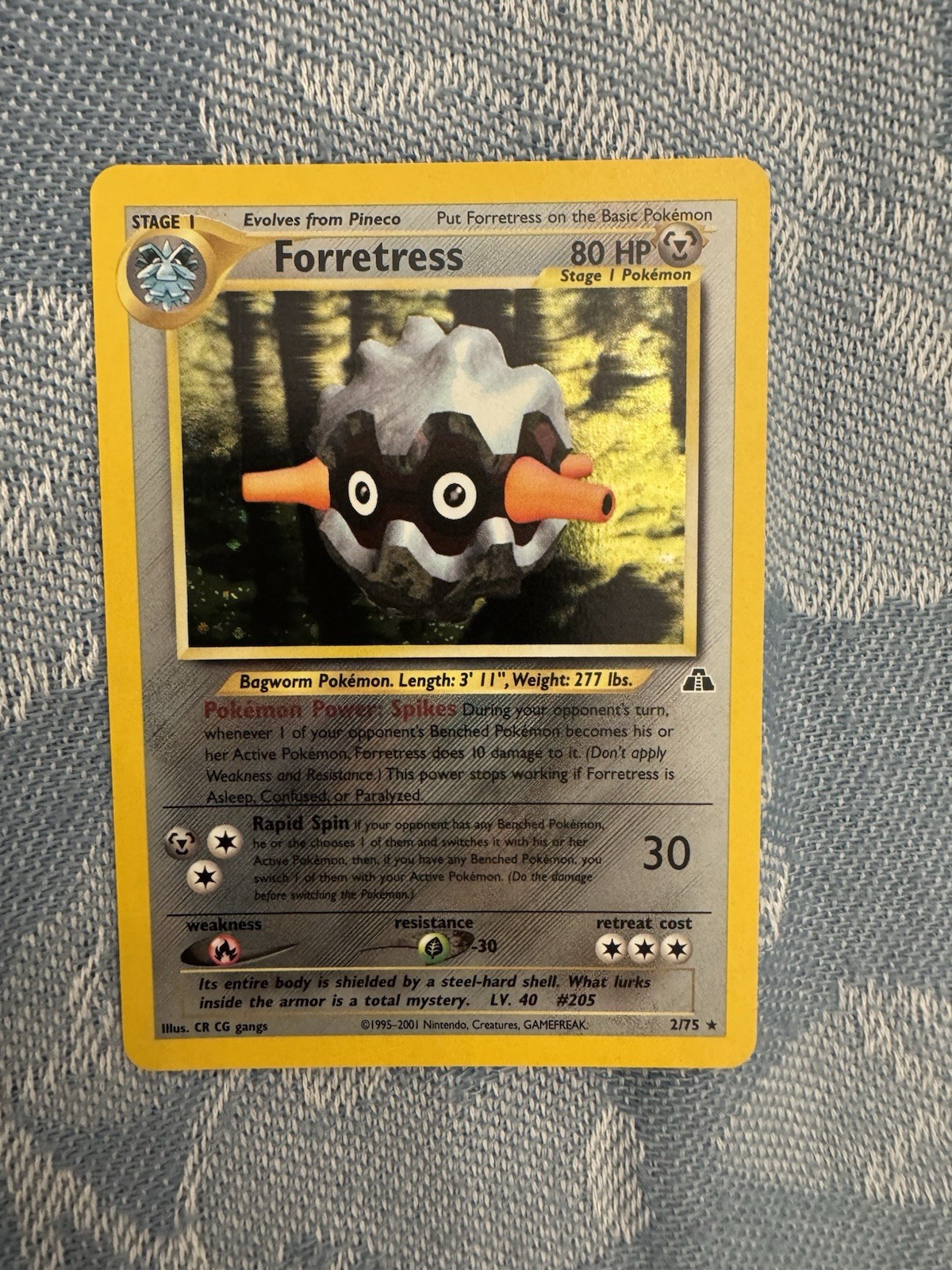Neo Discovery Forretress 2/75 Holo Rare Pokémon Card 2001 WOTC Auction