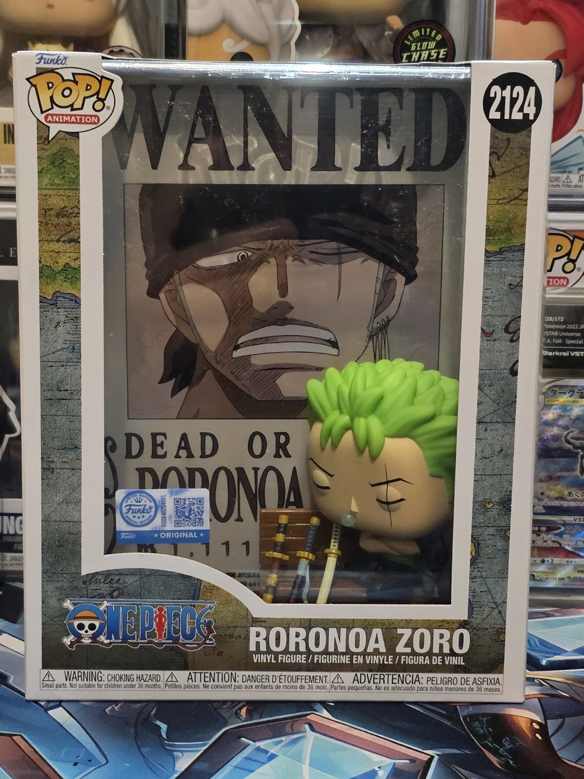 Funko POP One Piece Roronoa Zoro 2124 Wanted Cover Special Edition