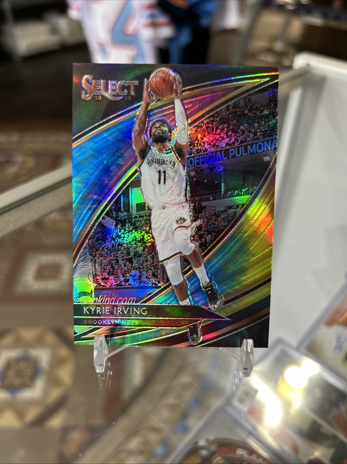2019-20 Panini Select #241 Kyrie Irving Rare Courtside Tie Dye Prizm SSP /25!!!