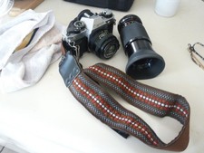 CANON AE-1 Program 35mm SLR Film Camera 50mm 1:1.8  80-200 1:4.5 Zoom Lenses