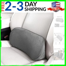 Memory Foam Vehicle Seat Lower Back Support Cushion for Back Pain Relief  Sc...