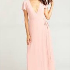Show me your mumu wrap maxi dress size S