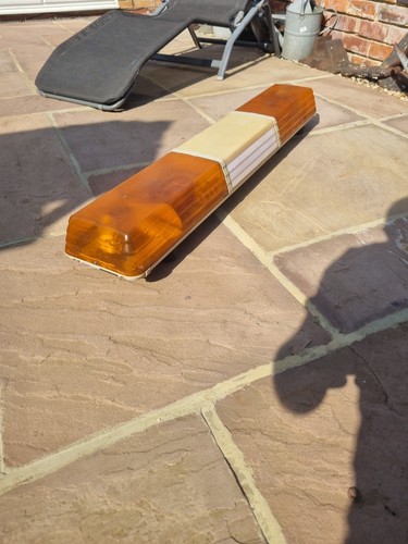 recovery light bar warning amber flashing beacon rotating  12v lorry, van, 4x4 