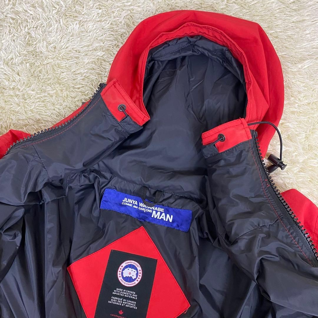 Men's Size S Junya Watanabe Man 18AW Canada Goose Mountain Parka in Red thumbnail 8