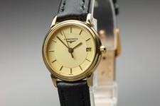 Orologio da donna LONGINES Grand Classic L4.177.2 24 mm oro data quarzo...