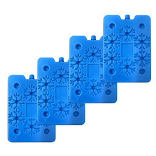 Reusable Ice Cool Pack 4pc Set Large Freezer Blocks Lunch Box Picnic Cooler