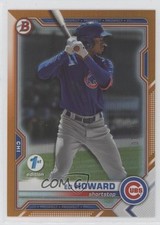 2021 Bowman Draft 1st Edition Orange Foil 7/25 Ed Howard #BD-198 0yq9