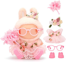 Doll Clothes for Labubu 17Cm Have a Seat Exciting Macaron Big into Energy...