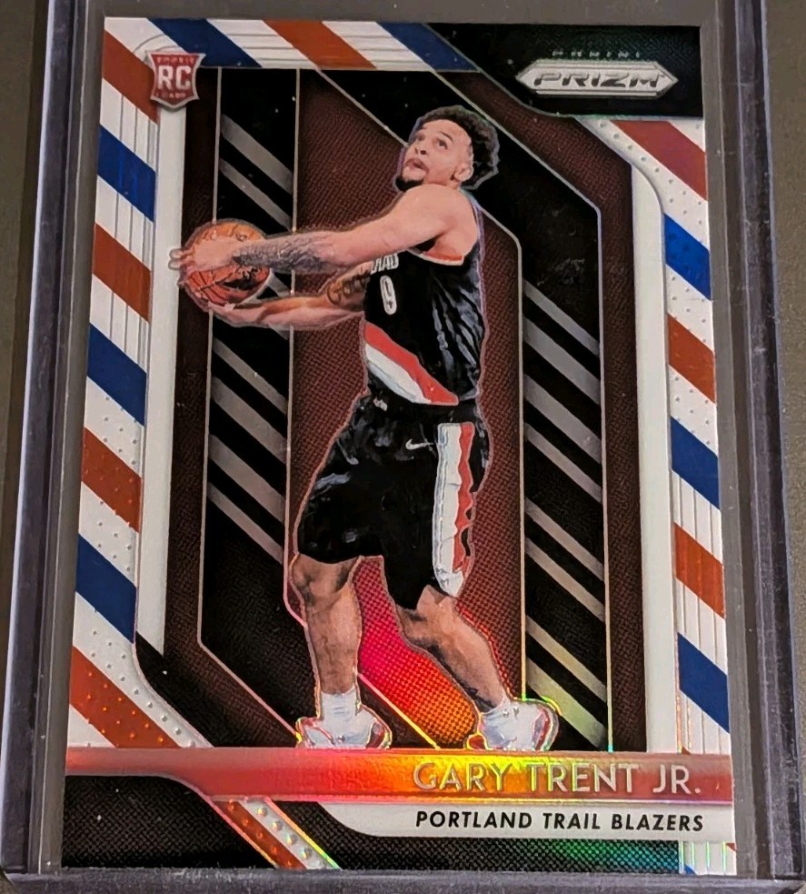 2018 Panini Prizm GARY TRENT Jr. Red/White/Blue PRIZM Rookie RC #71 BUCKS