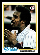 1978 Topps #442 Elliott Maddox Near Mint Mets