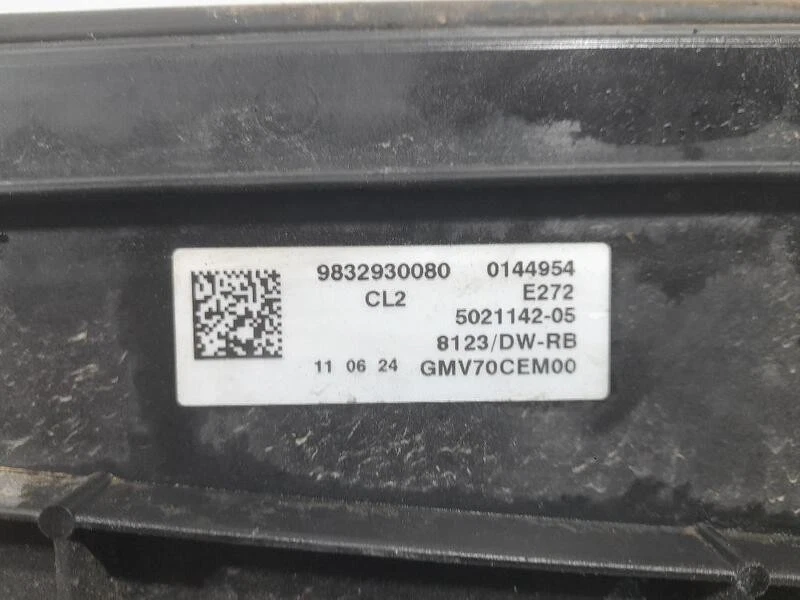 9832930080 elettroventola CITROEN BERLINGO FURGONETA MONOVOLUMEN K9 5069067 Foto 4 de 4