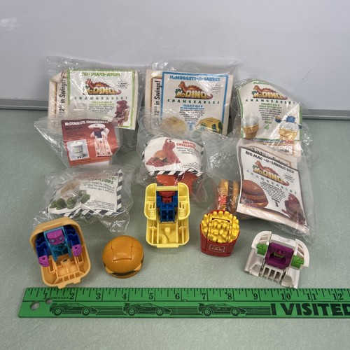 Vintage Transformers 1980s McDonald’s McDino Changeables Happy Meal Toy Lot - Picture 6 of 12