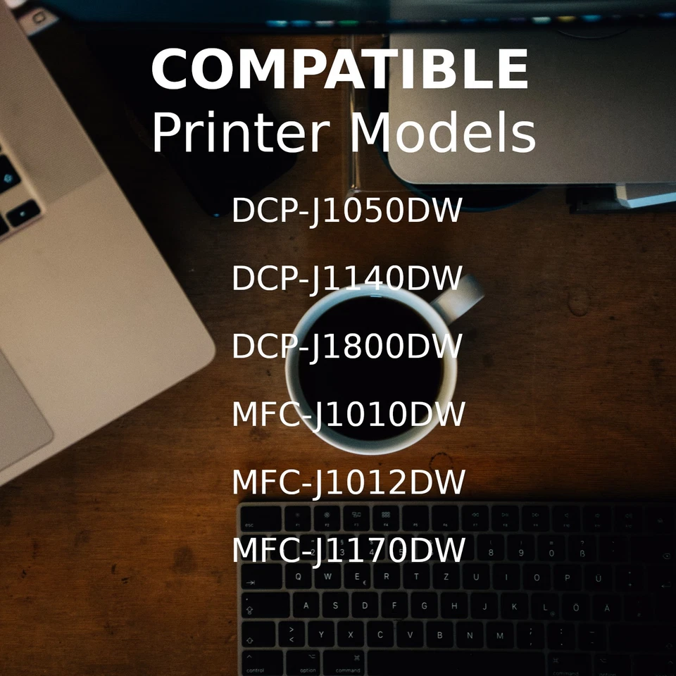 4pk LC401XL Ink Cartridges for Brother LC401 MFC-J1010DW MFC-J1012DW MFC-J1170DW - Image 2 of 2