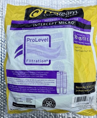 Genuine PROTEAM 107313 Super Coach Pro 10 Intercept Micro Filter Bags
