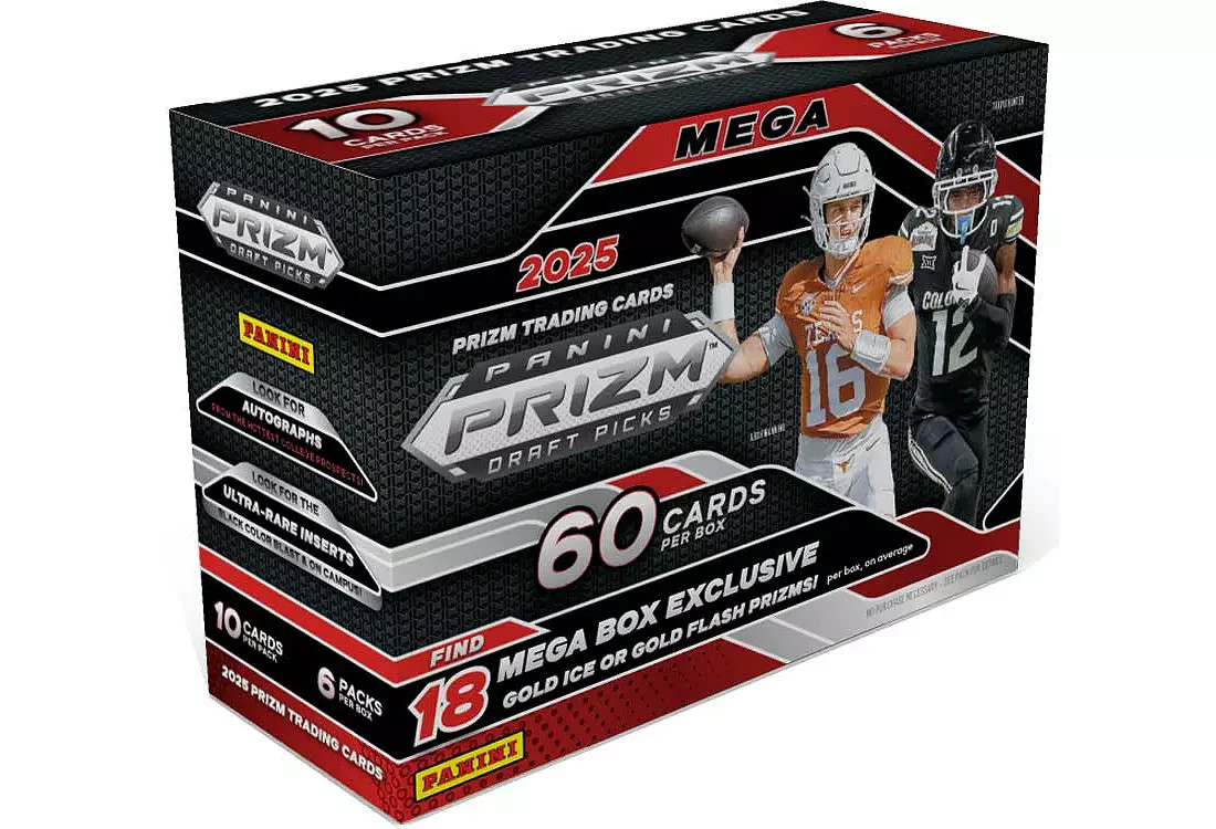2025 Panini Prizm Draft Picks Football Trading Cards Mega Box - 18