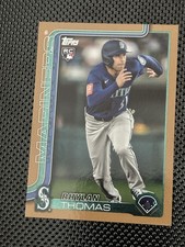 Topps Update Series - Rhylan Thomas #US196 Gold /2025 (RC) Seattle Mariners