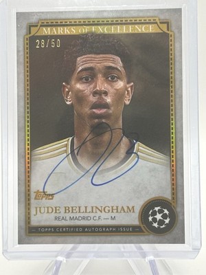 2023-24 Topps UEFA Marks Of Excellence Jude Bellingham #EX-JB4  #28/50