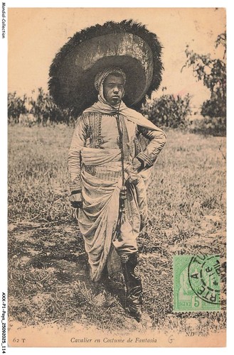 AXXP1-0058-TUNISIE - Cavalier en costume de fantasia - Photo 1/2