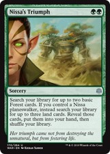 x4 Nissa's Triumph - War Of The Spark - NM - MTG