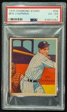 1936 Diamond Stars Ben Chapman PSA 4 VG-EX #38 Vintage 1934 1936 R327 Yankees