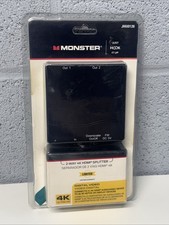 Monster Just Hook It Up Hdmi Splitter Jhiu0126 Black New Sealed - Free Shipping