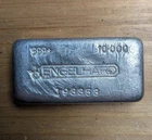 1970s Canadian Bull Engelhard 10 T Oz 999+ Silver Bar 193353 Machined 2,000