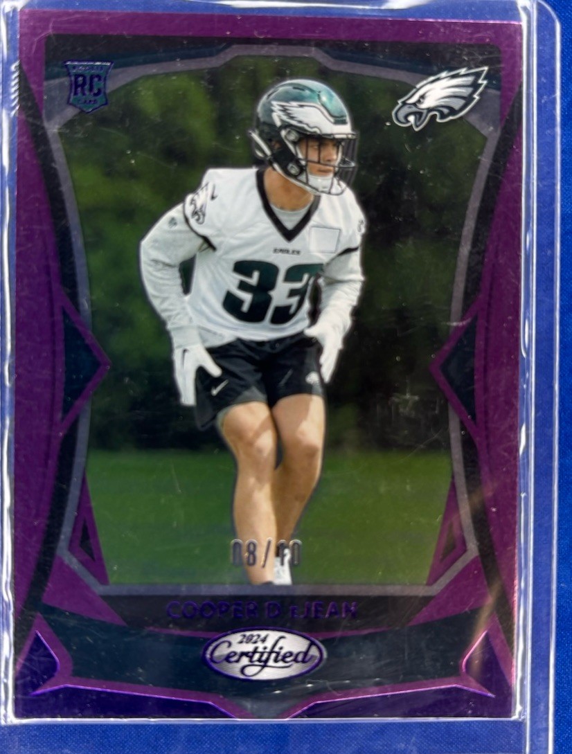 2024 Panini Certified - Cooper DeJean #131 Purple /10 (RC)