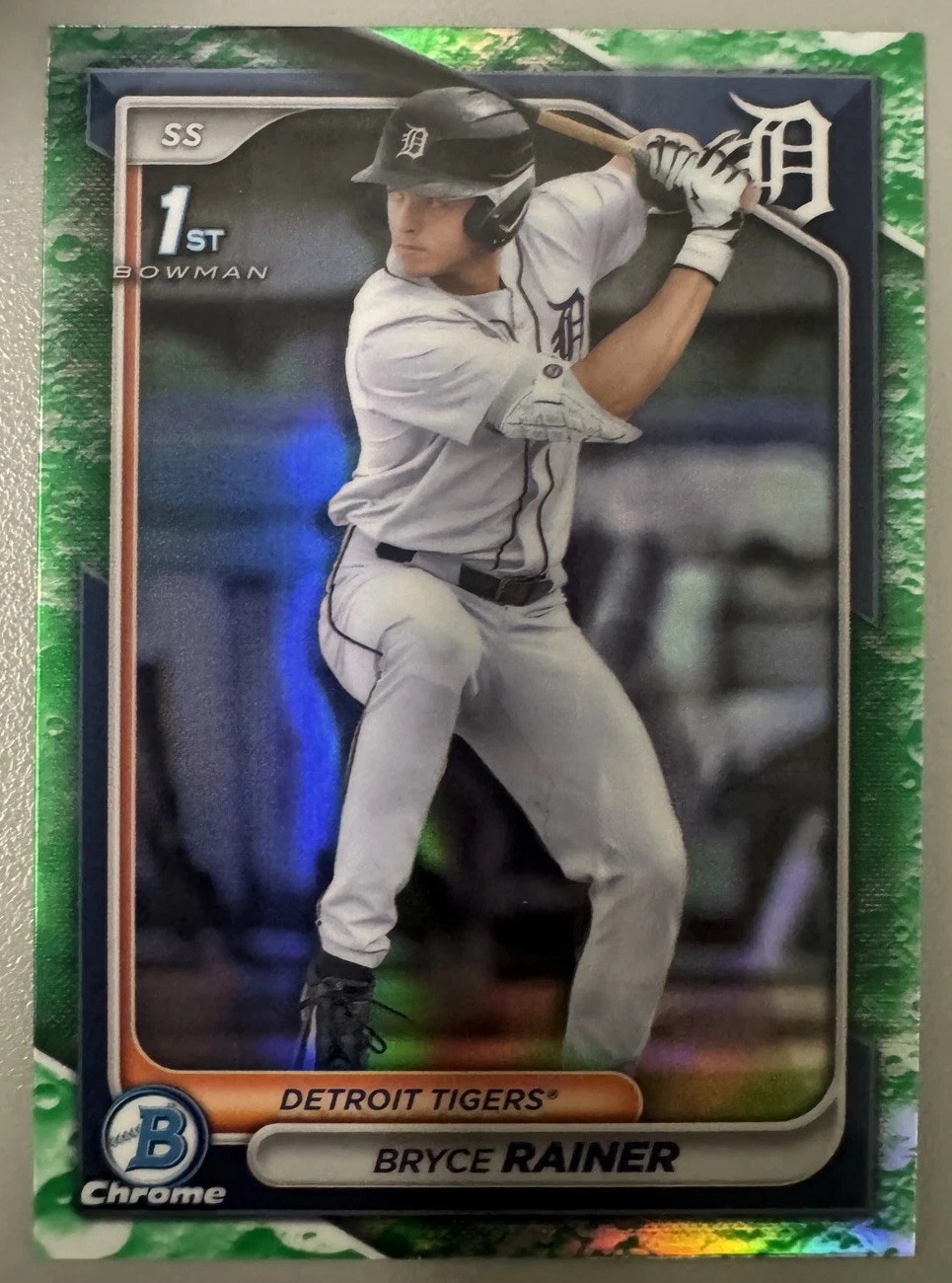 2024 Bowman Draft - Chrome Bryce Rainer #BDC-86 Lunar Glow Refractor (RC)