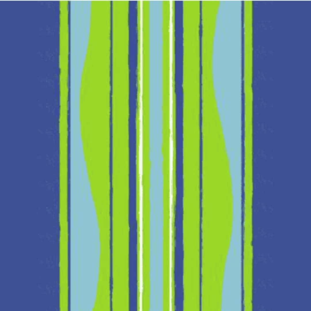 Airlaid Napkin Wave Lime Blue 40x40 cm 50 pcs - Roial - Restaurant