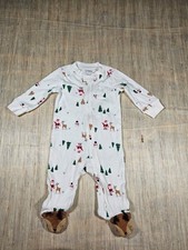 Carters Infant Boys Girls Santa Claus Christmas Sleeper