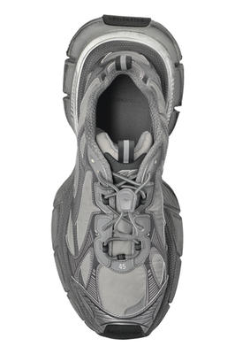BALENCIAGA 3XL $1250 Men's Gray/Silver Sneakers New And Authentic