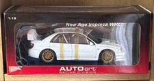 AUTOart 1/18 Subaru Impreza WR WRC White Limited Edition 2pcs New