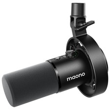 MAONO Dynamic Microphone-XLR USB Podcast Recording Mic for Vocal Recording, C...