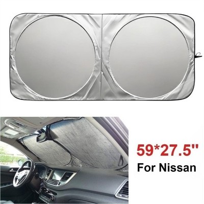 For Nissan Car Windshield Front Window Sun Shade Cover Visor UV Block Protector