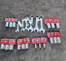 Lot Of 24 Pcs Craftsman Shallow Socket