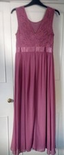 CHRISTMAS PARTY PROM WEDDING PARTY  LONG EVENING & OCCASIONS DRESS SIZE 16