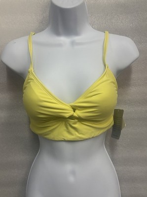 Vicious Young Babes Swim Bikini Top Yellow Small