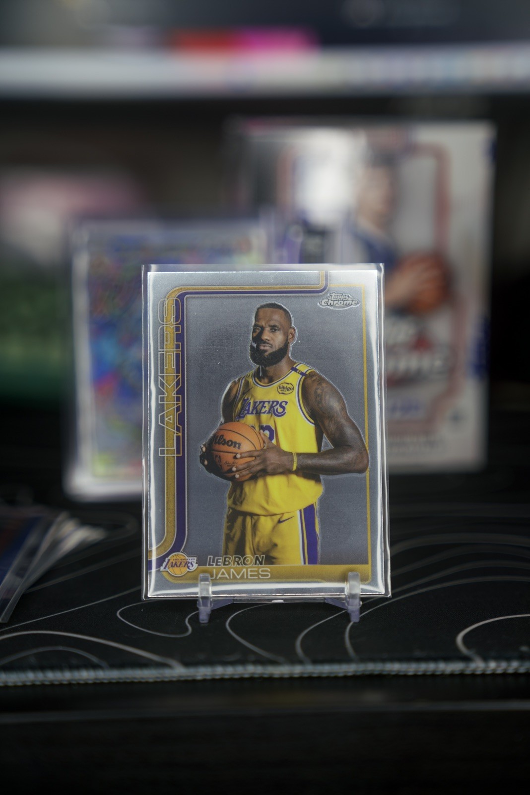 2025-26 Topps Chrome LeBron James Image Variation #127 Lakers