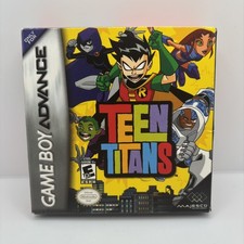 CIB COMPLETE Teen Titans GBA (Nintendo Game Boy Advance, 2005) GBA TESTED