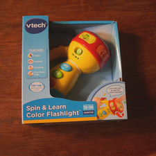 VTech Spin and Learn Color Flashlight Enhanced Flashlight Learning Toy 12-36 mon