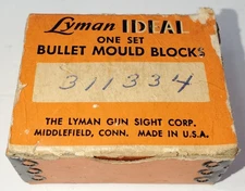 Lyman Ideal 311334 Bullet Mold Mould - Free Shipping!!!