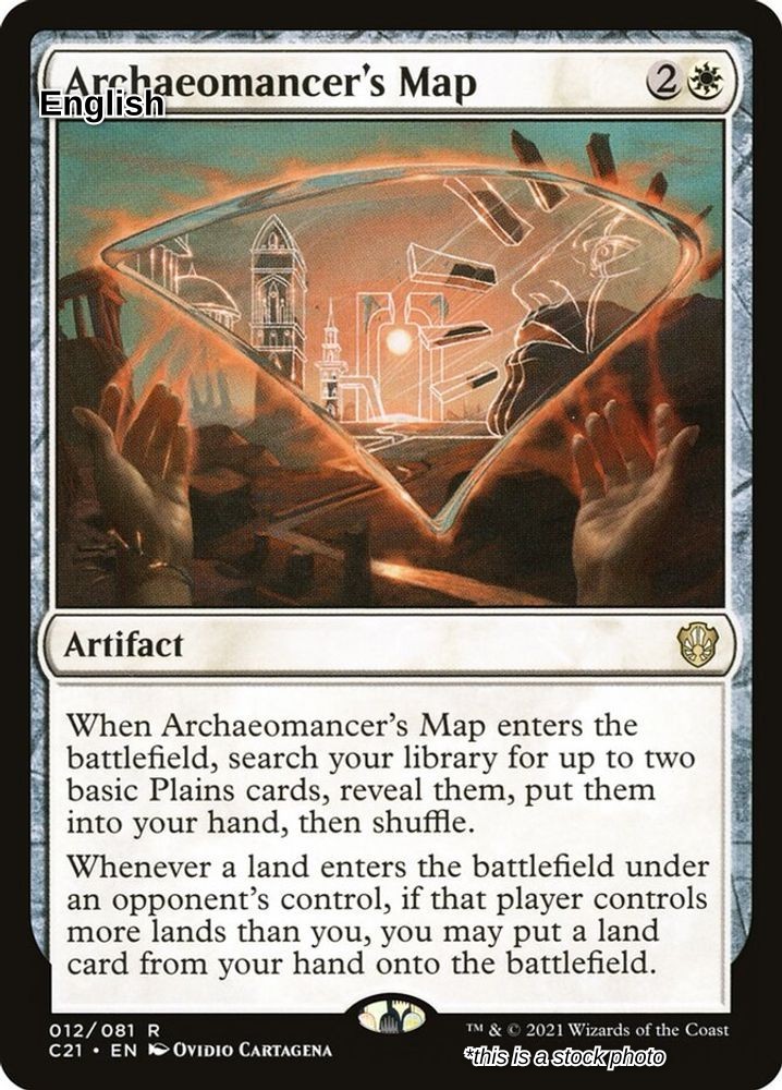 Archaeomancer's Map - C21 - LP TCG MTG