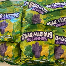 11 ct Shaqalicious Sour Gummies Green Watermelon/Berry/Pineapple B41 Retails $55